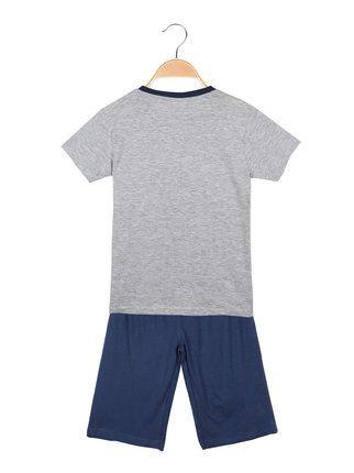 Kurzer Baumwollpyjama T-Shirt + Shorts