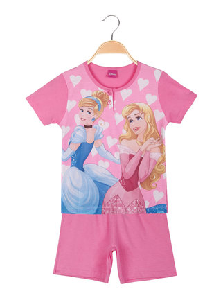 Kurzer Pyjama für Mädchen aus Baumwolle