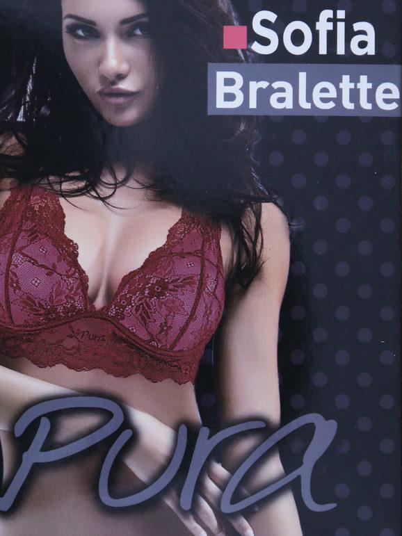 Lace bralette with underwire  Sofia model