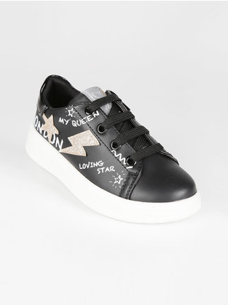 Lace-up sneakers for girls