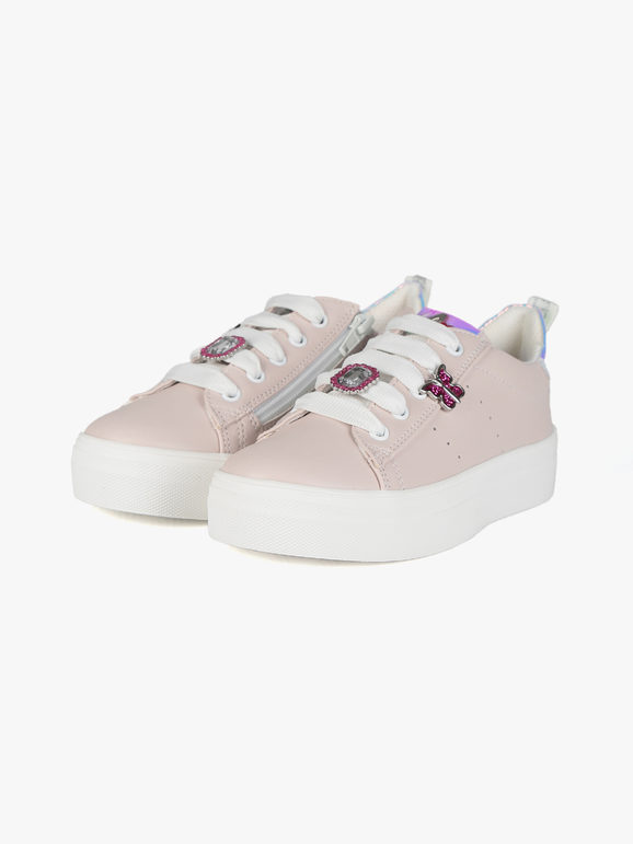 Lace-up sneakers for girls