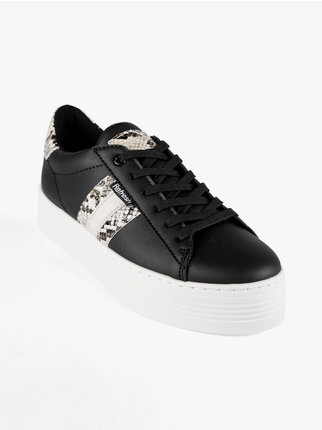 Lace-up sneakers with platform