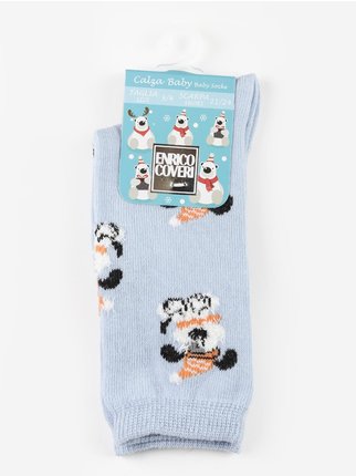 Lange Socken für Jungen aus warmer Baumwolle