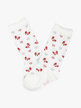 Lange Socken für Mädchen aus warmer Baumwolle
