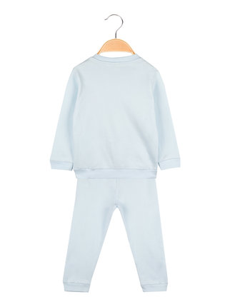 Langer Baby-Pyjama aus warmer Baumwolle