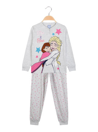 Langer Pyjama für Mädchen aus Baumwolle