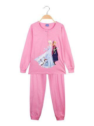 Langer Schlafanzug aus Baumwolle Anna And Elsa