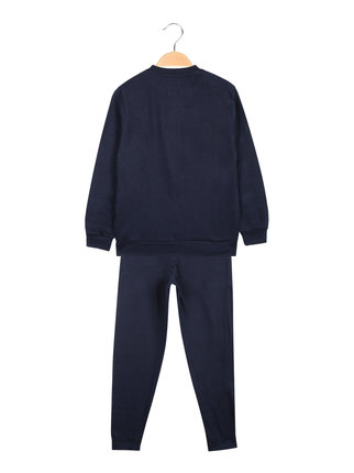 Langer Schlafanzug für Jungen aus warmer Baumwolle