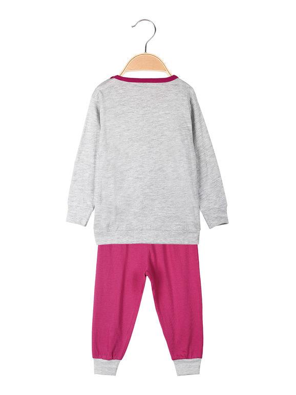 Langer zweiteiliger Babypyjama aus Baumwolle