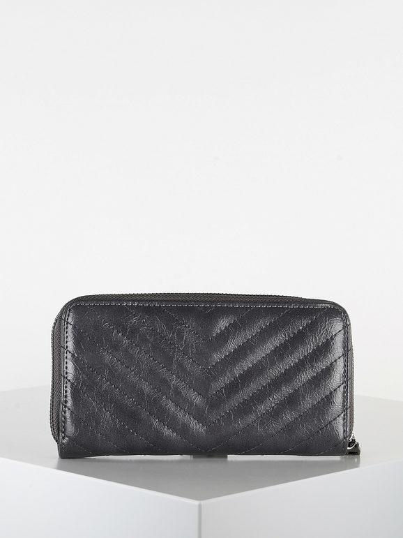 Large wallet with 2 compartments