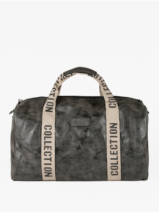 Large women's bag with writing
