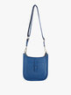 Leather handbag with chain for women