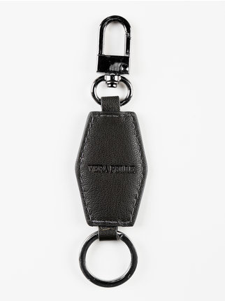 Leather keychain for men