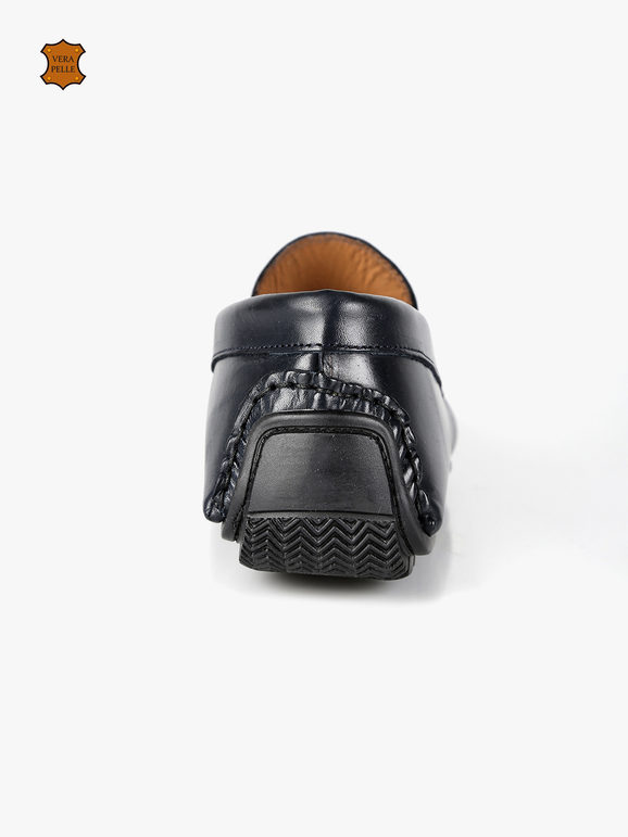 Leather moccasins for men