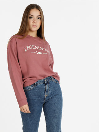 Legendary Women's oversized crewneck sweatshirt in fleece cotton