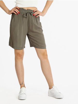 Leichte Damen-Shorts mit Kordelzug