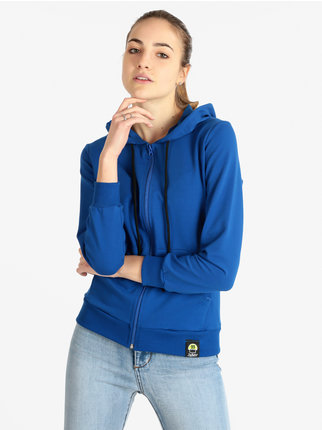Leichtes Damen-Sweatshirt mit Reißverschluss und Kapuze