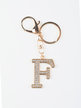Letter F keychain