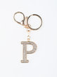 Letter P keychain
