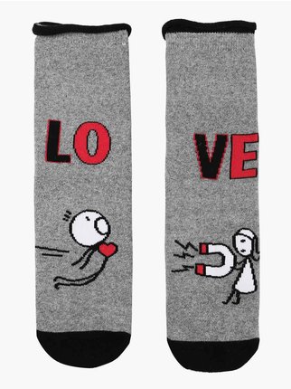 Liebe rutschfeste Socken für Damen