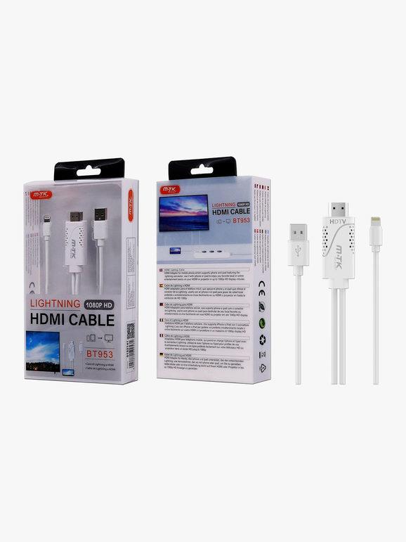 Lightning to HDMI cable