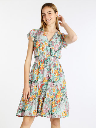 Lightweight floral dress for women