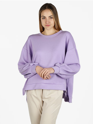 Lightweight oversized women's sweatshirt