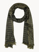 Lightweight scarf with print