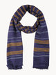 Lightweight striped scarf