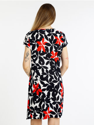 Lightweight women's dress with prints