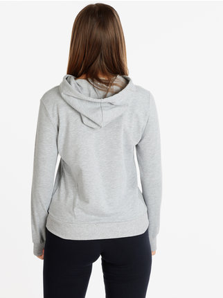 Lightweight women's hooded sweatshirt