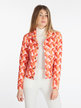 Lightweight women's jacket with prints