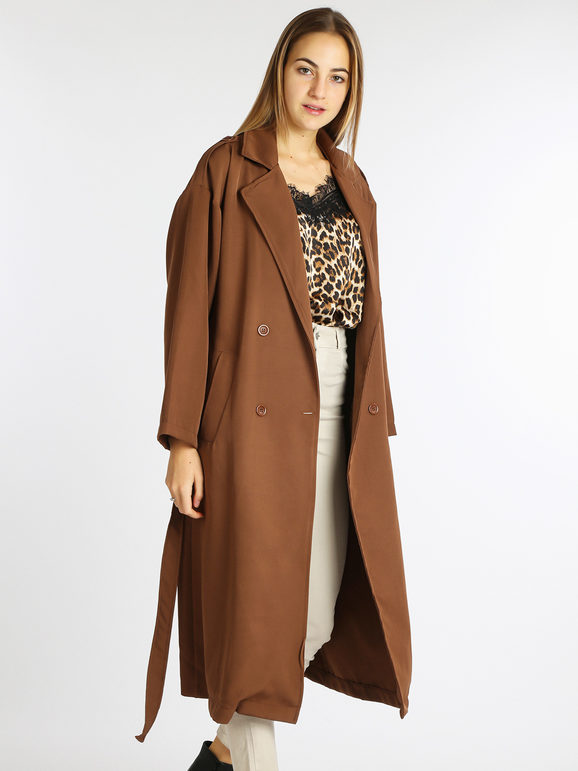 Lightweight women's long coat
