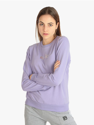 Lightweight women's sweatshirt with lettering