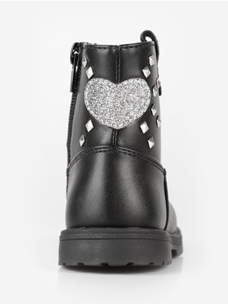 Little girl ankle boots with studs