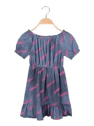 Little girl dress with lettering