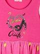 Little girl dress with musical notes