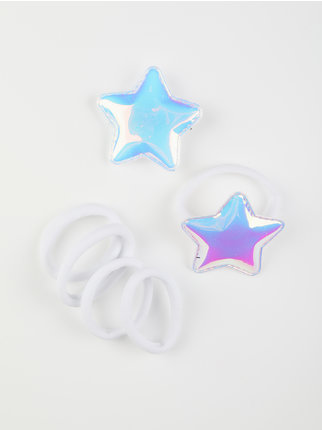 Little girl hair accessories, pack of 6