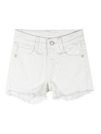 Little girl shorts in colored jeans