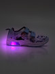 Little girl's shoes with tears and lights