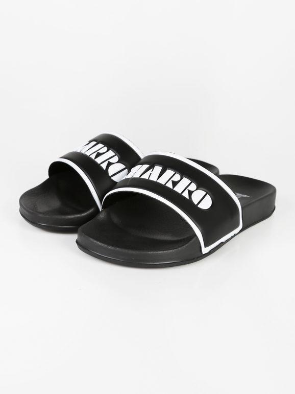 Logo band beach slippers