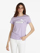 LOGO ESSENTIALS  Damen-T-Shirt aus Baumwolle mit kurzen Ärmeln