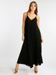 Long and pleated women's dress