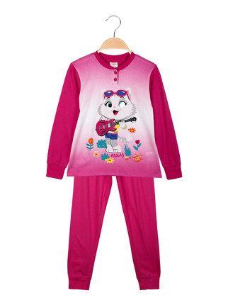 long cotton pajamas for girls