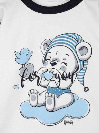 Long cotton pajamas for newborn