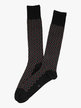 Long men's socks in warm cotton with prints
