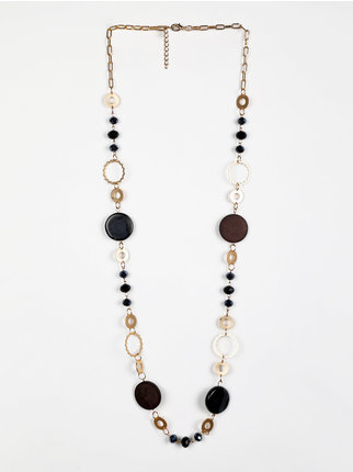 Long necklace with pendants