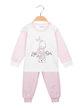 Long pajamas for baby girl in cotton