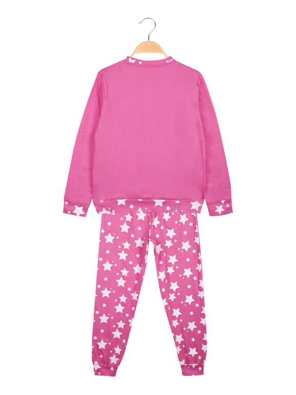 Long pajamas for girls in warm cotton