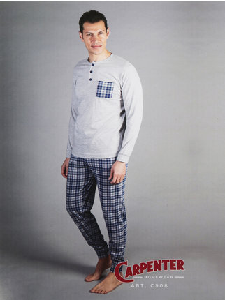 Long pajamas for men in cotton